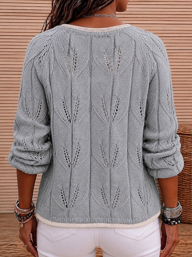 Women's Plaited Cable Button Up Cardigan