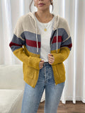 Women's Hooded Zip Through Winter Cardigan