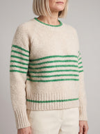 Women's Soft Touch Brushed Stripe Winter Jumper