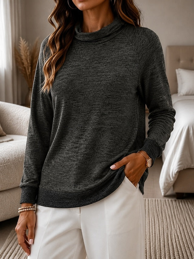 Women's Colour Block Panel Sweatshirt Top
