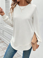 Women's Smooth Knit Round Neck Jumper