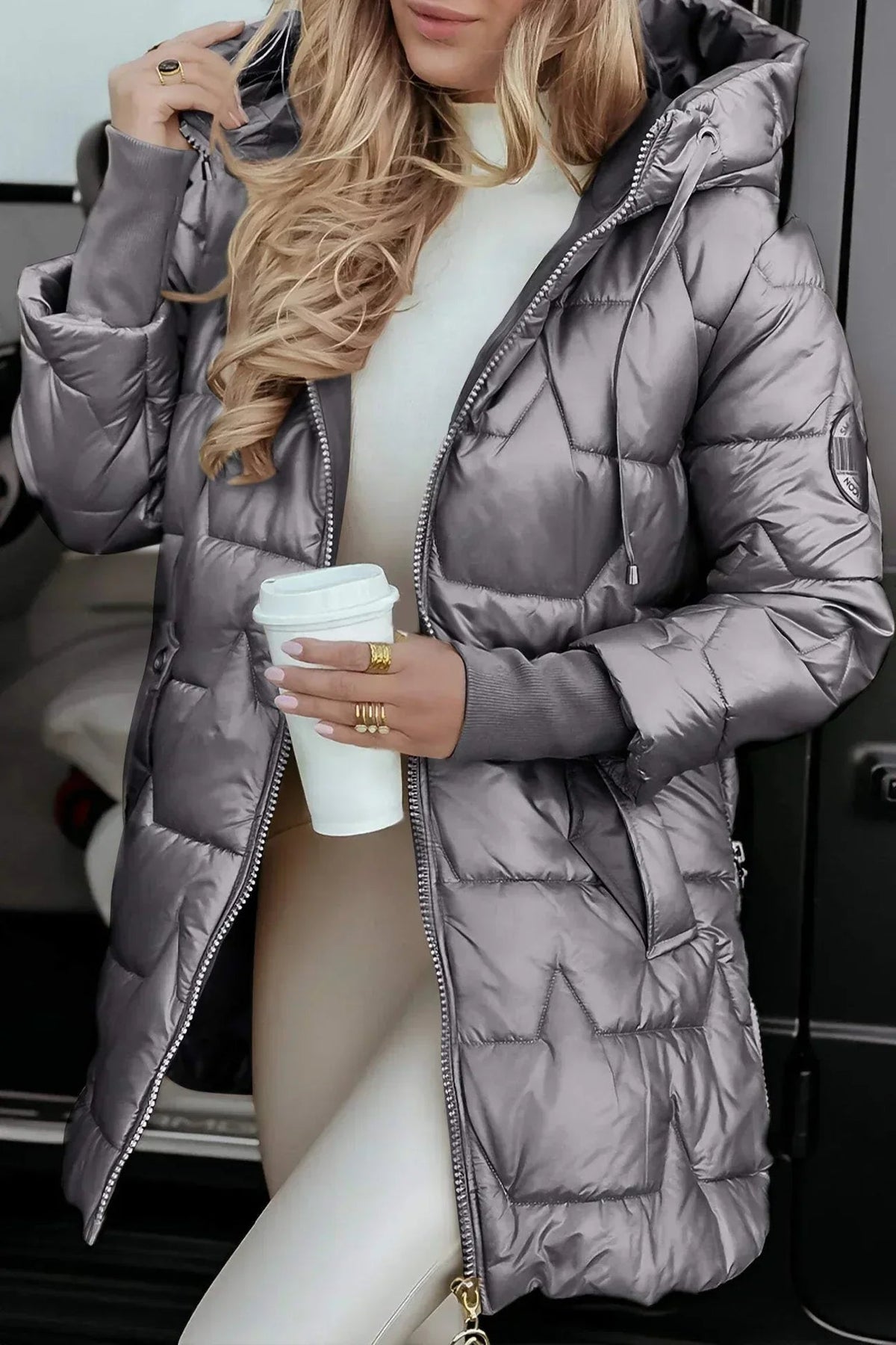 Women's Padded Hooded Winter Coat