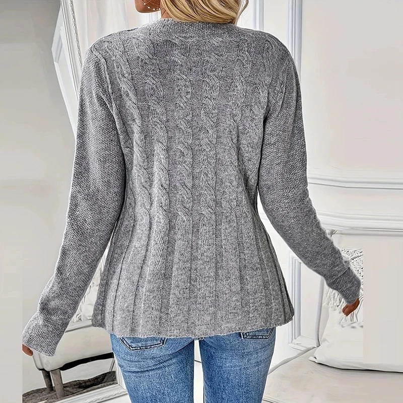 Women's Button Front Knitted Cardigan