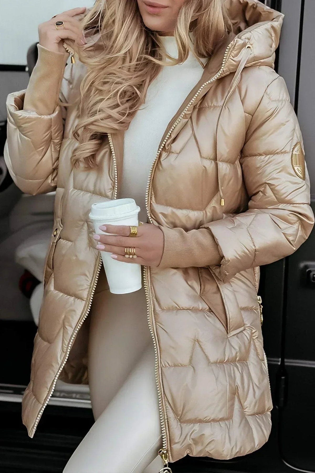 Women's Padded Hooded Winter Coat