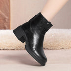 Women's Ruched Platform Heeled Boots