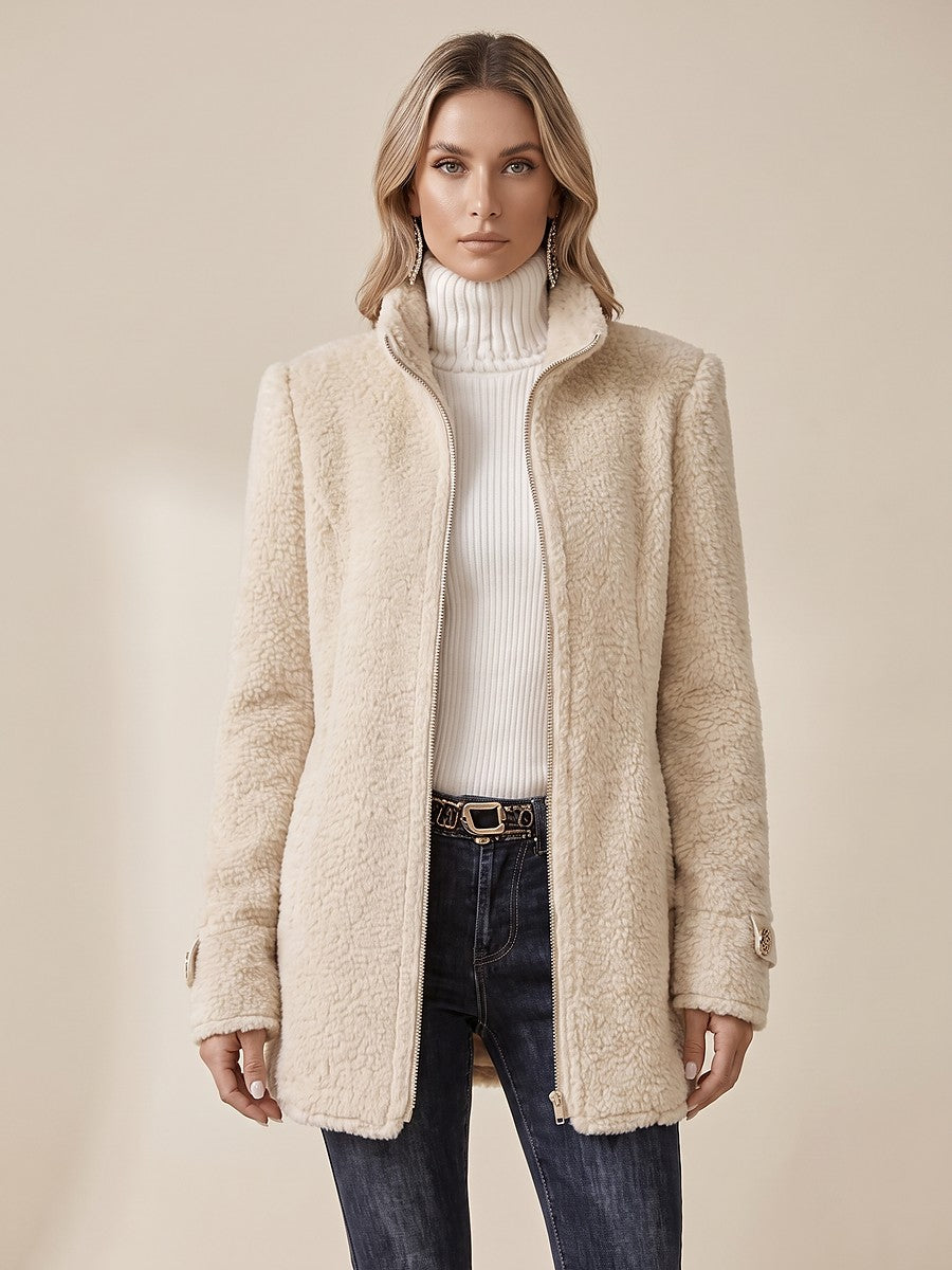 Women's Funnel Neck Fleece Jacket