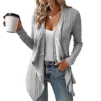 Women's Relaxed Open Front Knit Cardigan