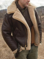 Anselm | Men's Genuine Lambskin RAF Style Winter Jacket 5