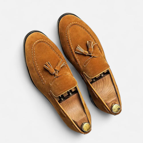 Aveline | Men's Brown Loafers with Soft Cushioned Insole | Classic Elegance for Everyday Comfort 0