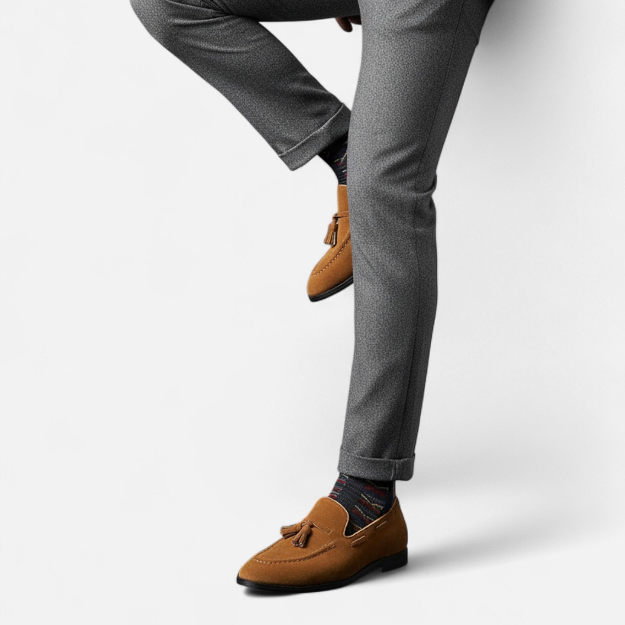 Aveline | Men's Brown Loafers with Soft Cushioned Insole | Classic Elegance for Everyday Comfort 2