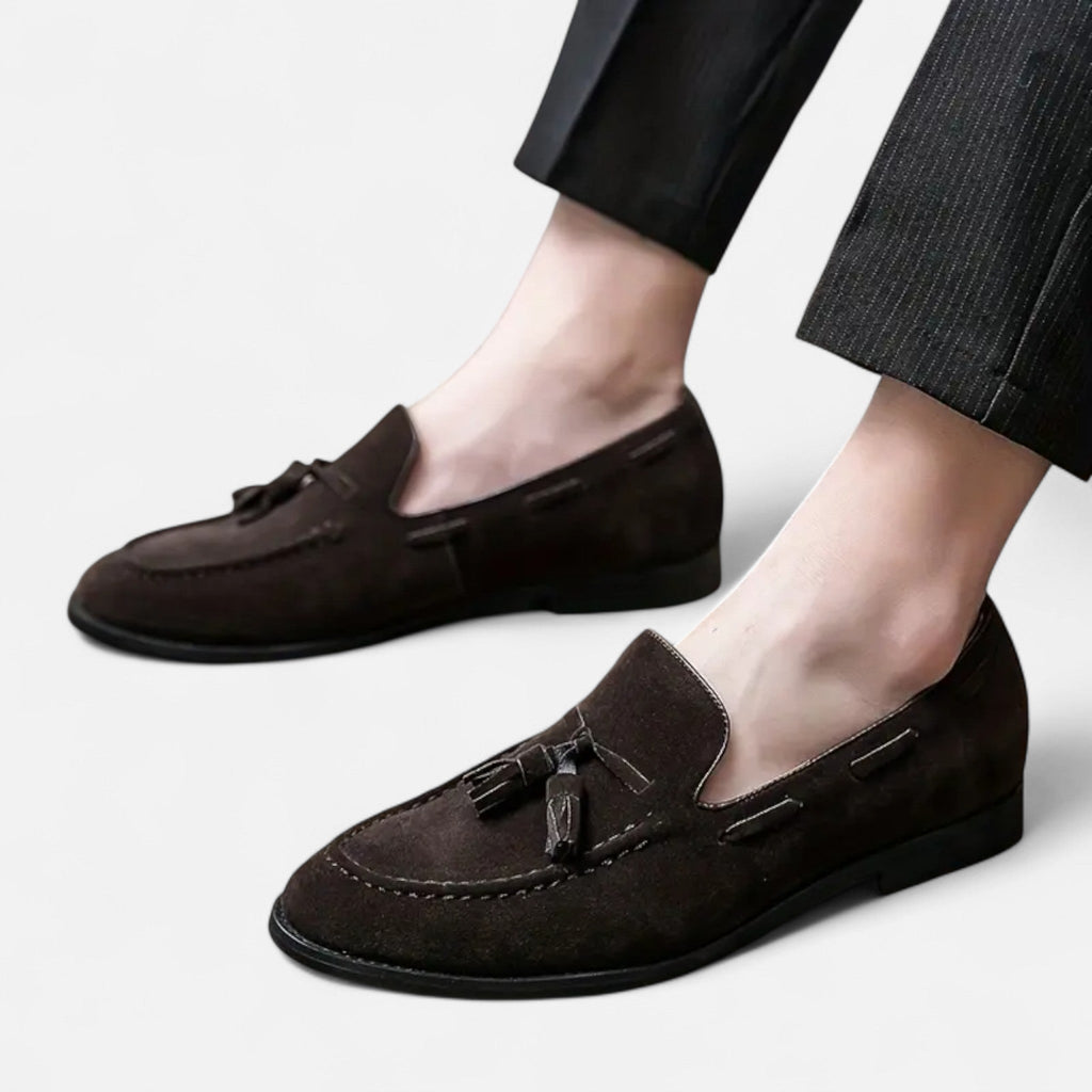 Aveline | Men's Brown Loafers with Soft Cushioned Insole | Classic Elegance for Everyday Comfort 5