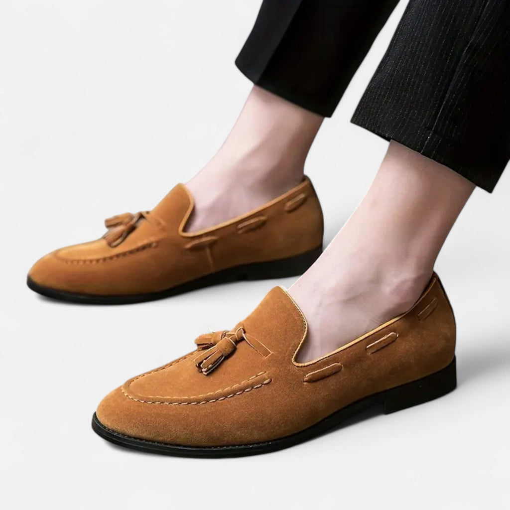 Aveline | Men's Brown Loafers with Soft Cushioned Insole | Classic Elegance for Everyday Comfort 6