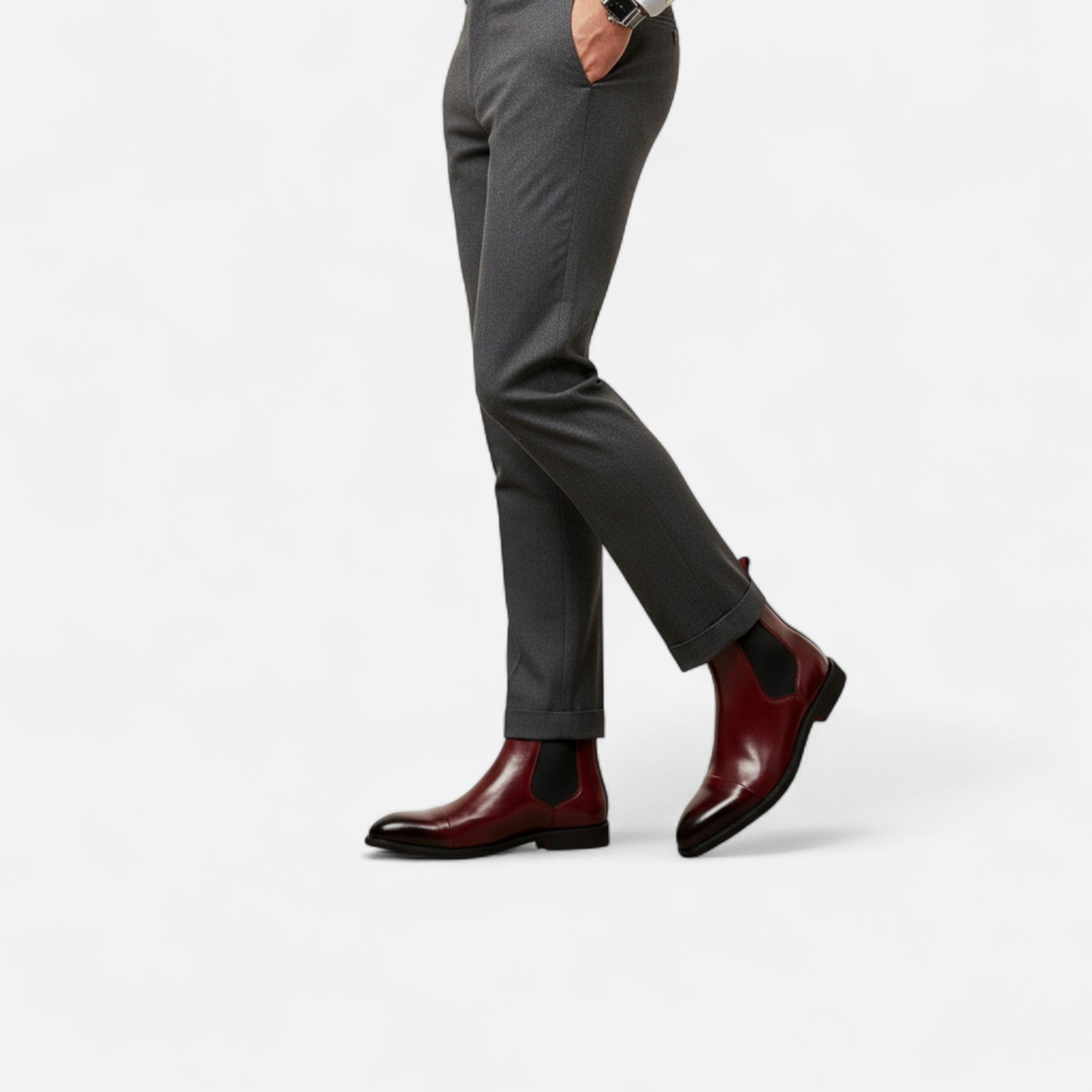 Aveline | Men's Chelsea Boots with Premium Leather & Cushioned Insole | Effortless Style for Everyday Elegance 2