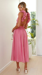 Belle Collection | Women's Summer Dress with Flattering Silhouette | Elegant White Maxi Dress for Effortless Style 3