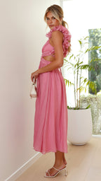 Belle Collection | Women's Summer Dress with Flattering Silhouette | Elegant White Maxi Dress for Effortless Style 4