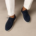 Belrois Men's Lace-Up Shoes | Comfortable Suede with Non-Slip Sole for Stylish Urban Wear 0