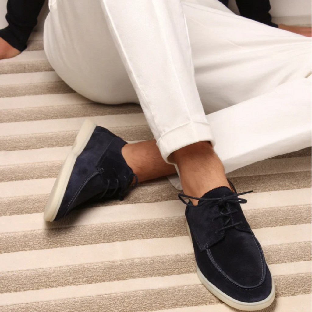 Belrois Men's Lace-Up Shoes | Comfortable Suede with Non-Slip Sole for Stylish Urban Wear 2