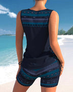 Blanche Collection | Trendy Tankini Swimsuit with Tummy Coverage | Stylish Comfort for Summer Fun 5