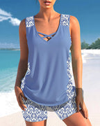 Blanche Collection | Trendy Tankini Swimsuit with Tummy Coverage | Stylish Comfort for Summer Fun 6