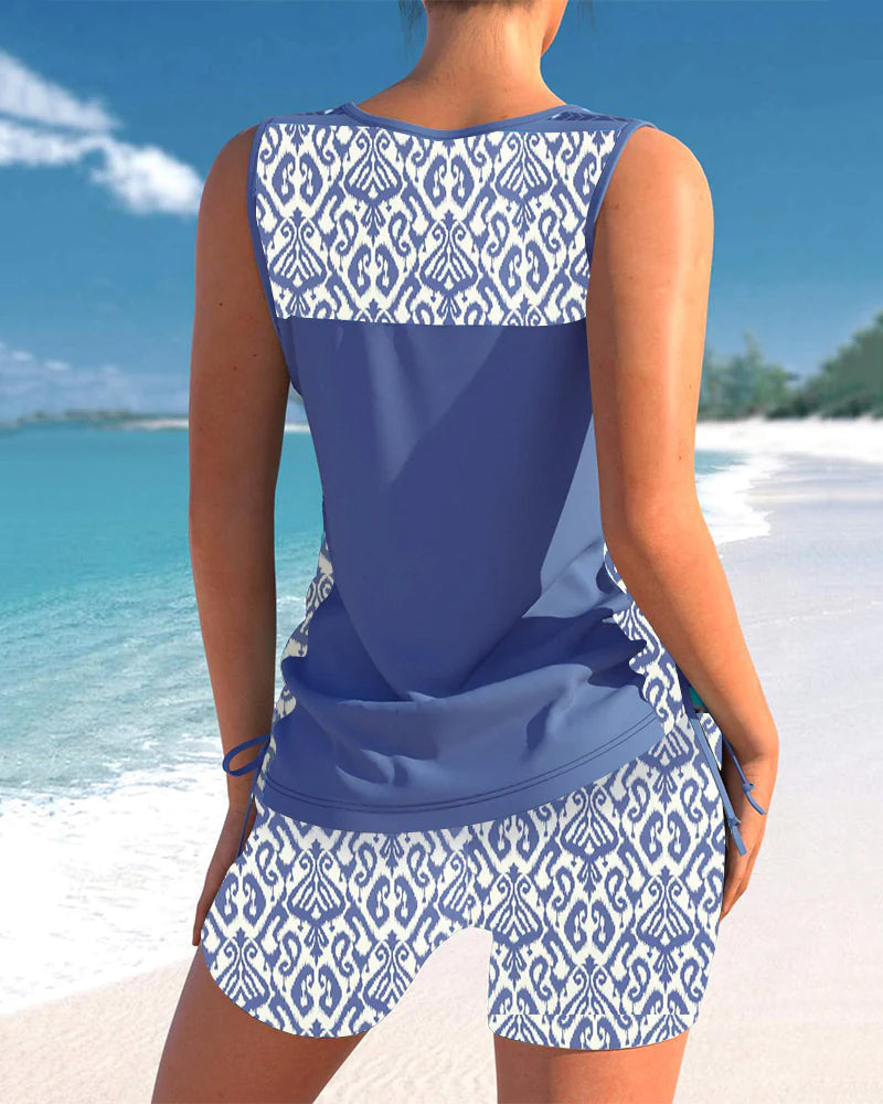 Blanche Collection | Trendy Tankini Swimsuit with Tummy Coverage | Stylish Comfort for Summer Fun 7