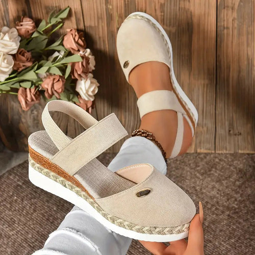 Blossom Collection | Women's Platform Sandals with Cushioned Sole | Stylish Comfort for All-Day Wear 0