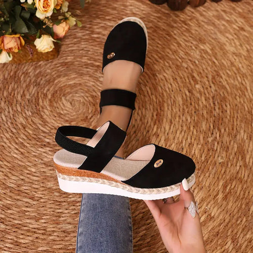 Blossom Collection | Women's Platform Sandals with Cushioned Sole | Stylish Comfort for All-Day Wear 1