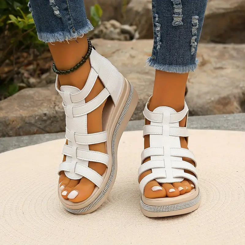 Blythe Collection | Women's Sandals with Cushioned Sole | Elegant Wedge Design for All-Day Comfort 2