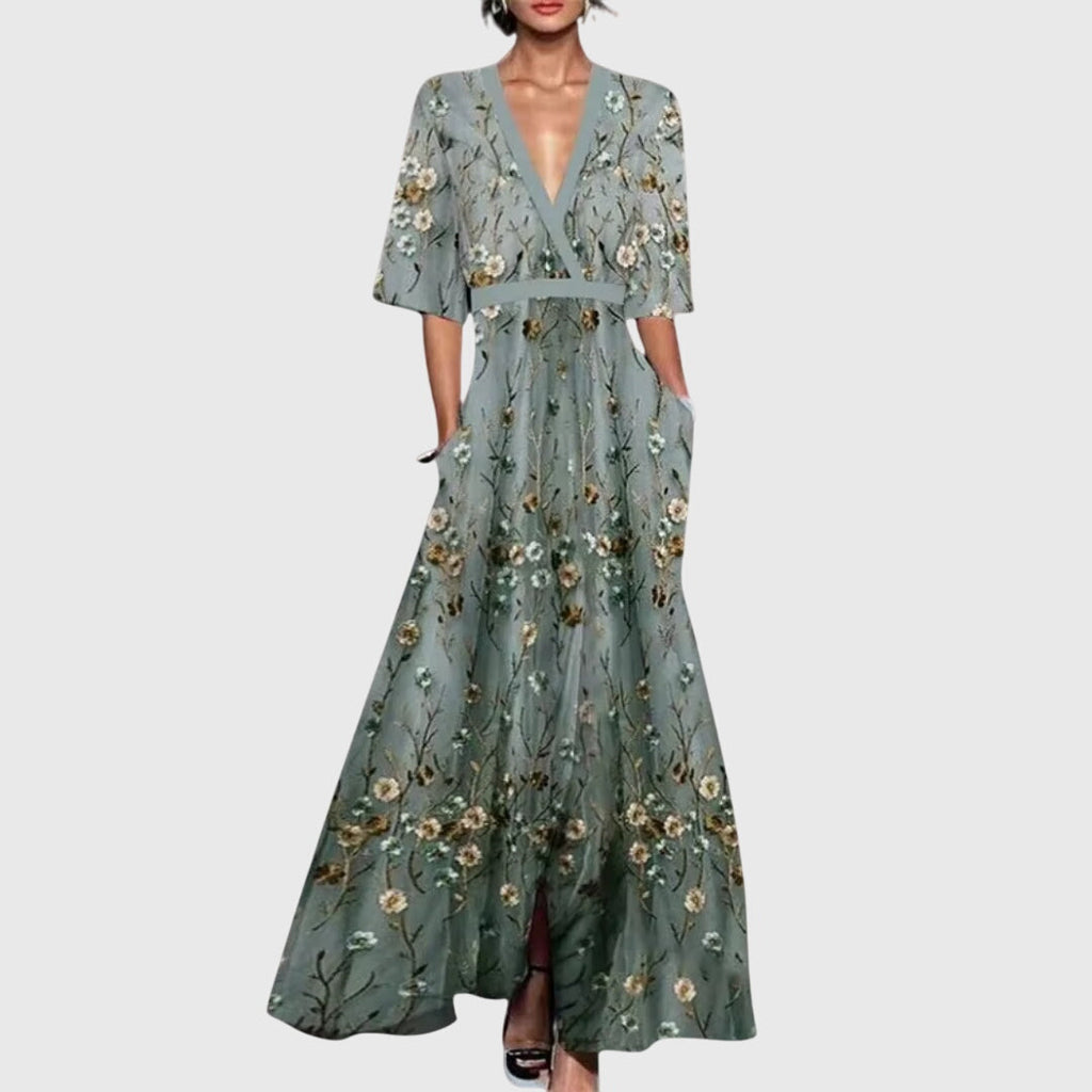 Candice Collection | Women's Dress with Flattering Silhouette | Elegant Floral Design for Wedding Guests 2