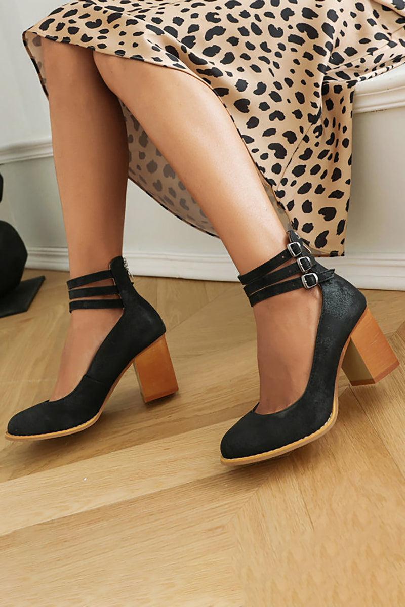 Casilda | Sandals for Women with Adjustable Ankle Strap & Thick Heel | All-Day Comfort 7