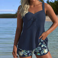 Cassandra | Women's Tankini Bathing Suit with Tummy Control & Beach Shorts | Stylish Comfort for Confident Swimming 0