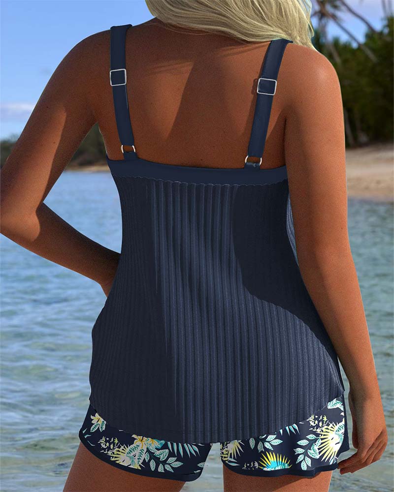 Cassandra | Women's Tankini Bathing Suit with Tummy Control & Beach Shorts | Stylish Comfort for Confident Swimming 1