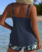 Cassandra | Women's Tankini Bathing Suit with Tummy Control & Beach Shorts | Stylish Comfort for Confident Swimming 1