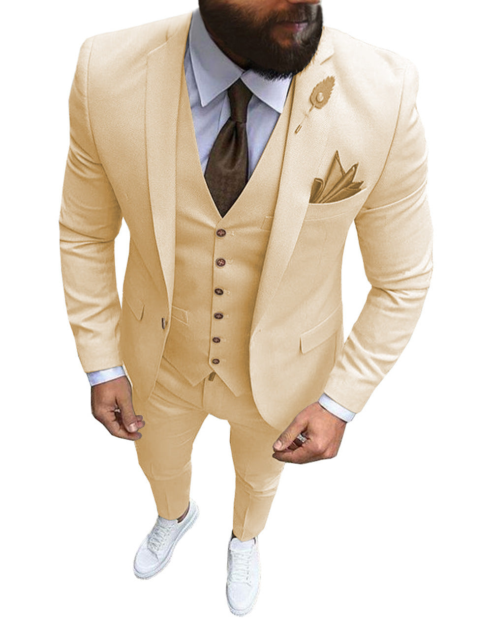 Classic Fit Men's Suit | Comfortable Formal Attire for Weddings and Events 0