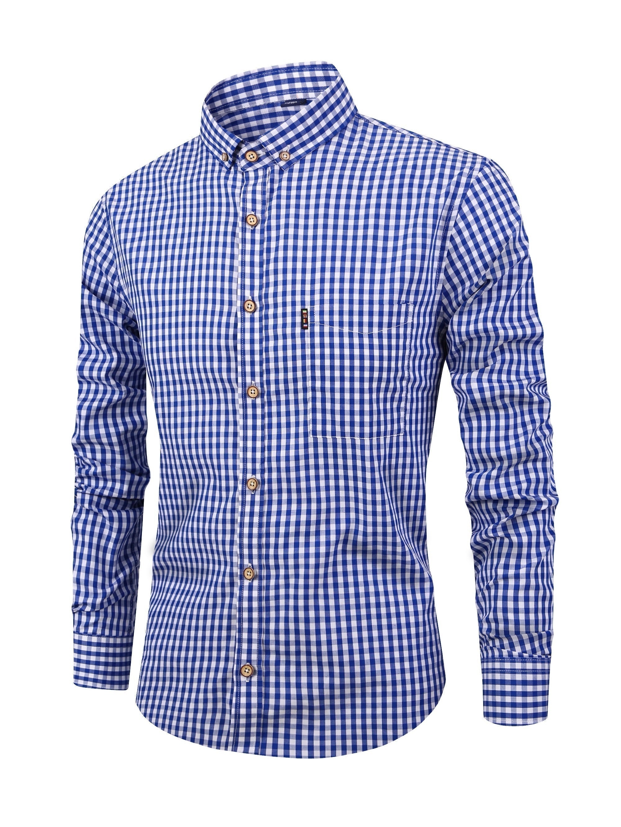 Classic Plaid Shirt | Men's Shirt with Tailored Fit | Soft Fabric for All-Day Comfort 0