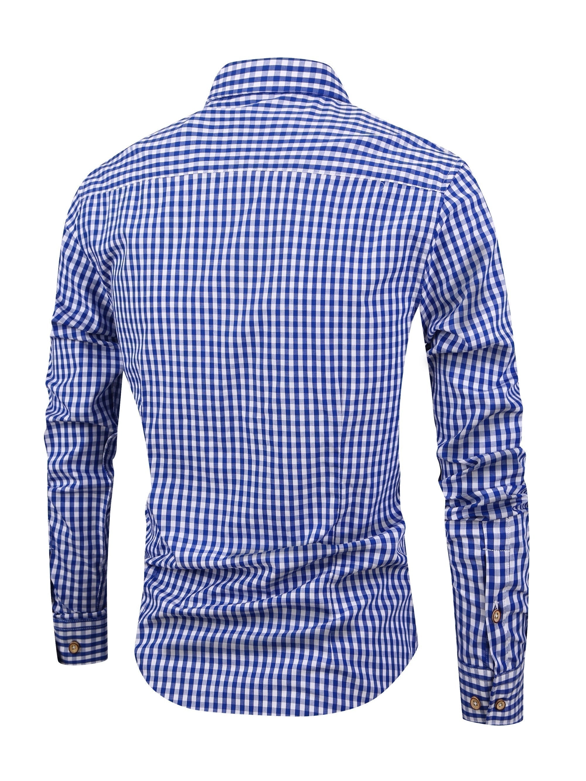 Classic Plaid Shirt | Men's Shirt with Tailored Fit | Soft Fabric for All-Day Comfort 1