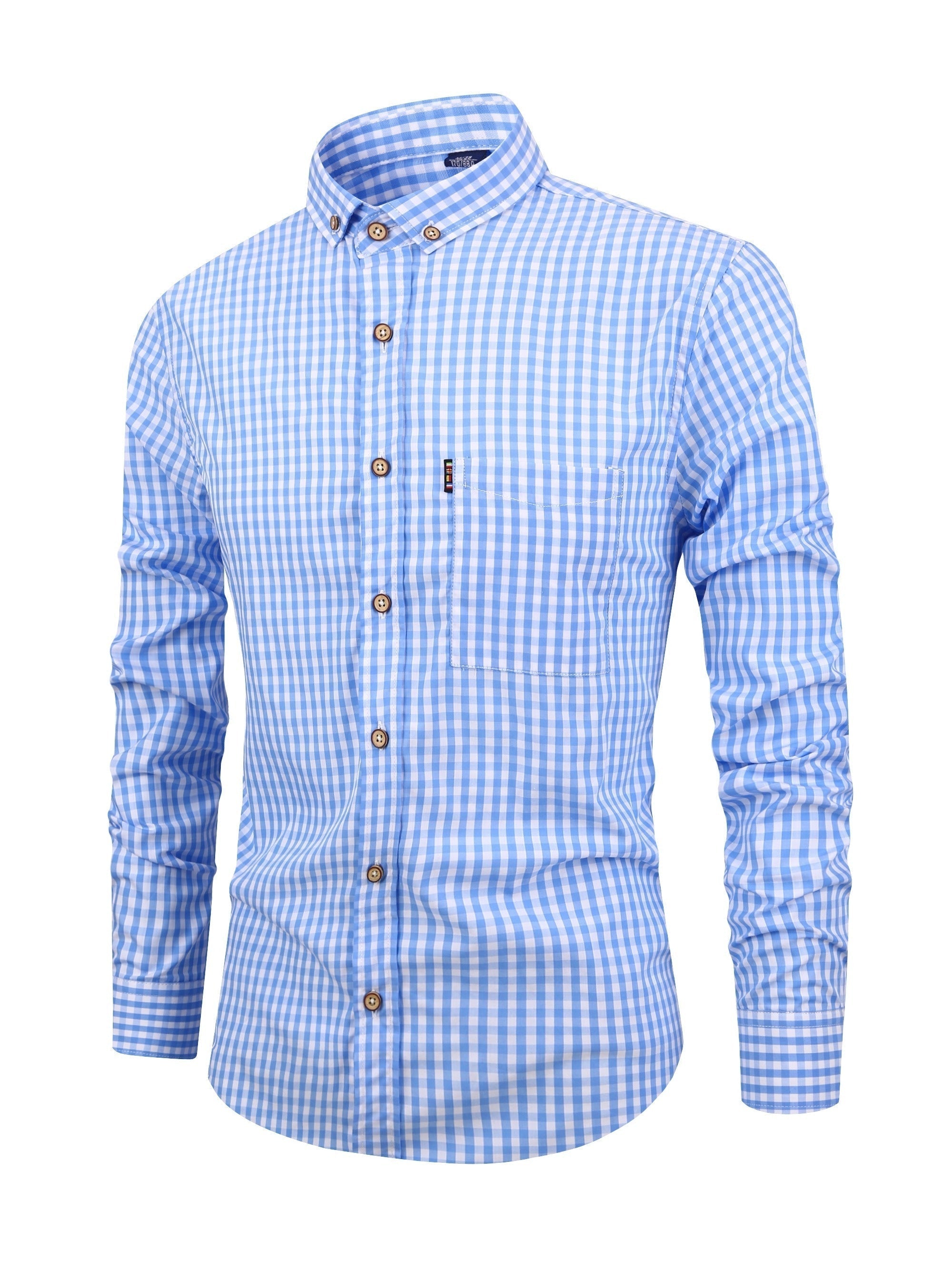 Classic Plaid Shirt | Men's Shirt with Tailored Fit | Soft Fabric for All-Day Comfort 4