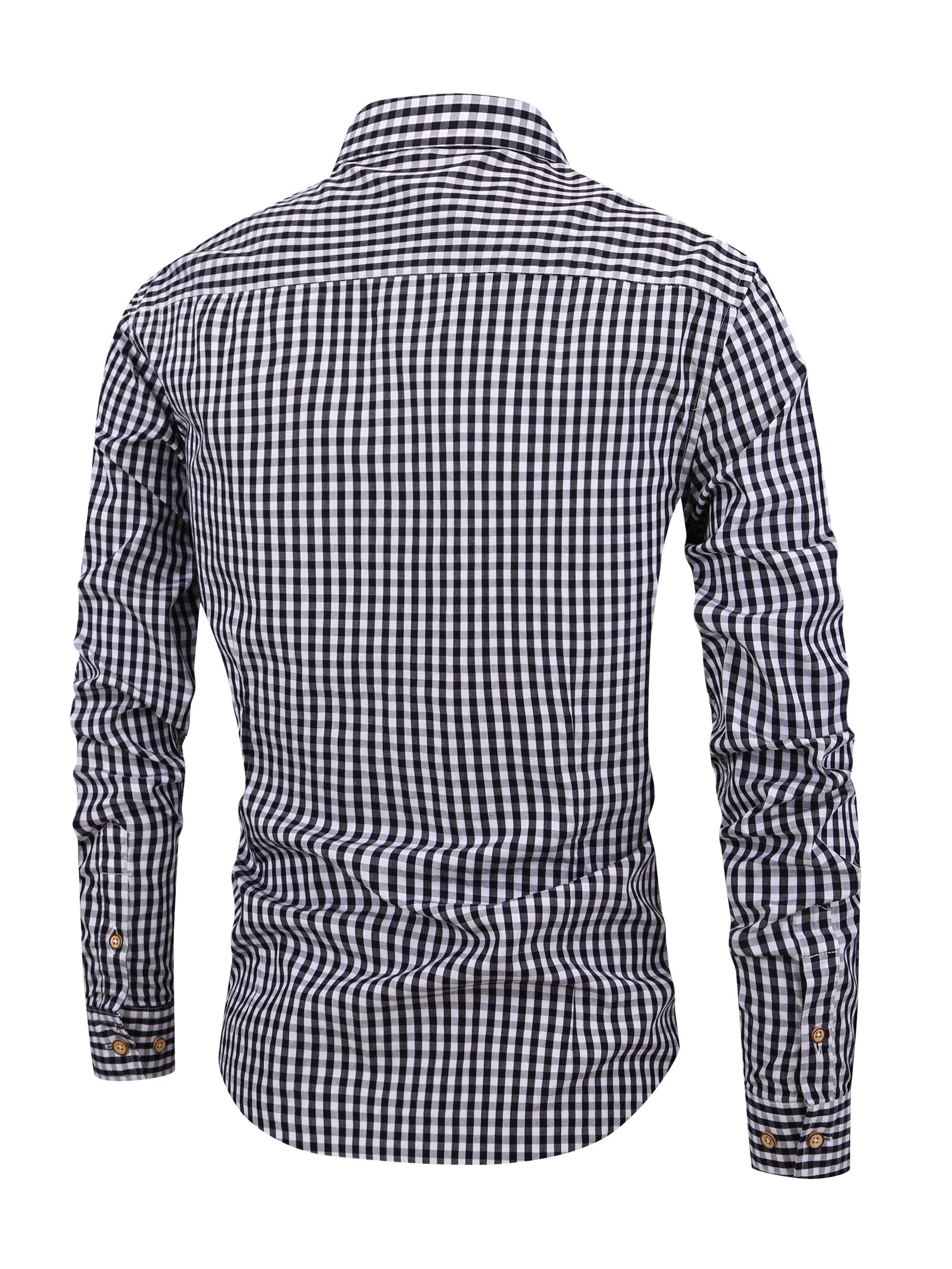 Classic Plaid Shirt | Men's Shirt with Tailored Fit | Soft Fabric for All-Day Comfort 6