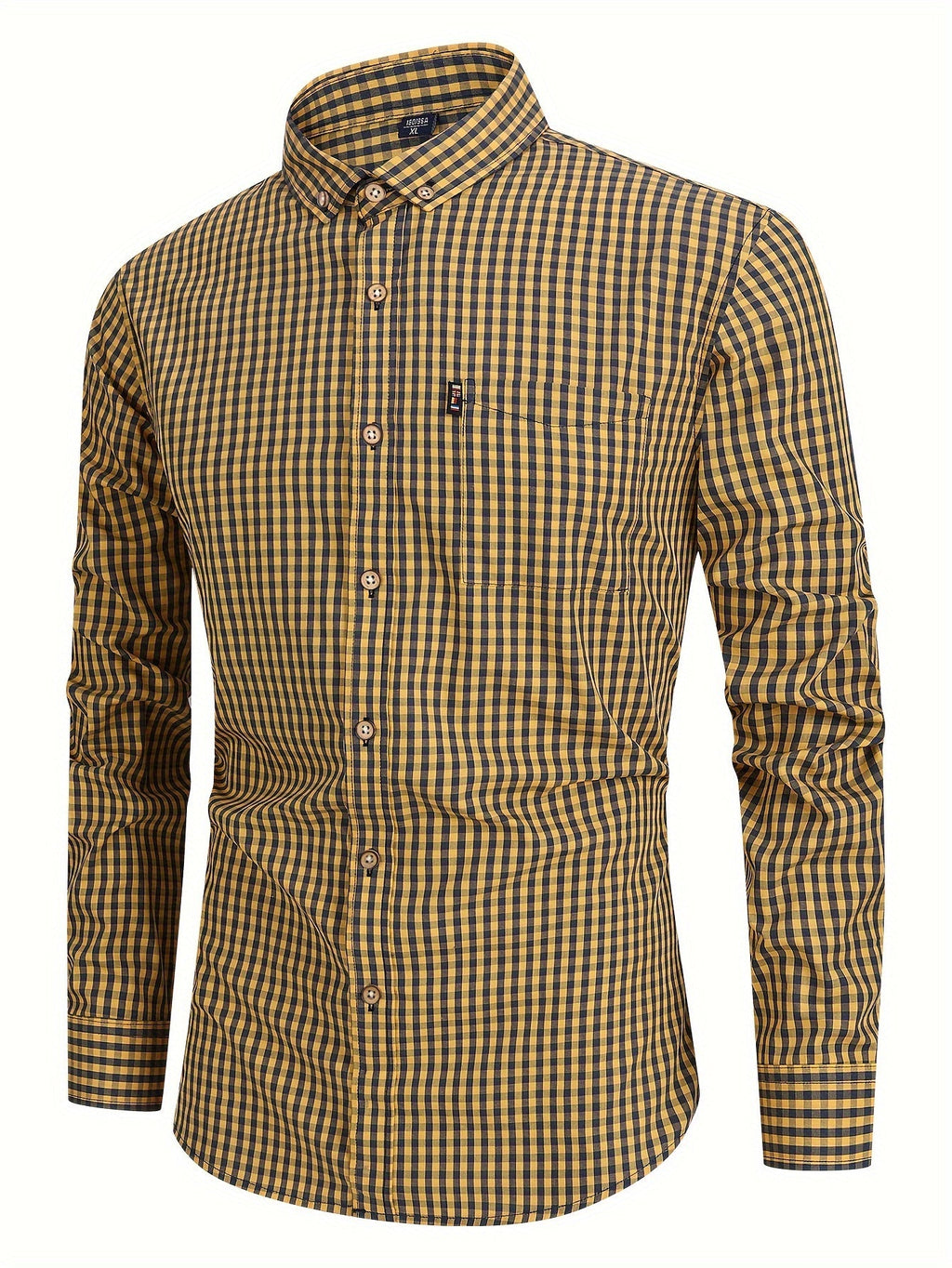 Classic Plaid Shirt | Men's Shirt with Tailored Fit | Soft Fabric for All-Day Comfort 7