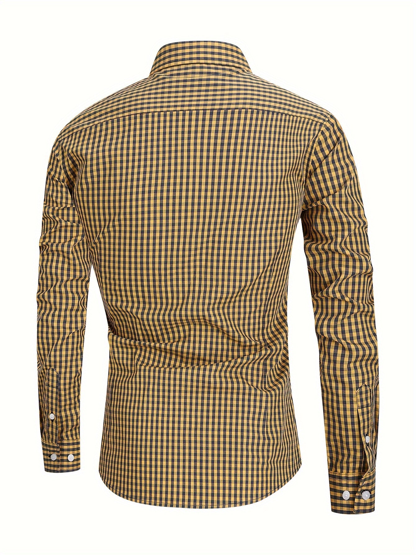 Classic Plaid Shirt | Men's Shirt with Tailored Fit | Soft Fabric for All-Day Comfort 8