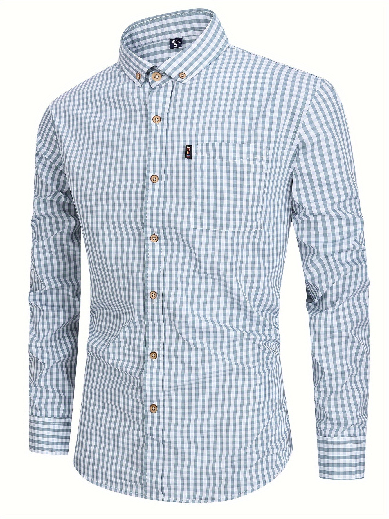 Classic Plaid Shirt | Men's Shirt with Tailored Fit | Soft Fabric for All-Day Comfort 9