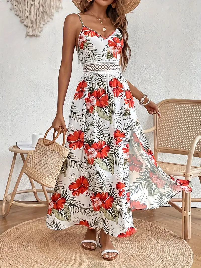 Colette Collection | Women's Floral Midi Dress with Lightweight Comfort | Effortless Summer Style for Every Occasion 2