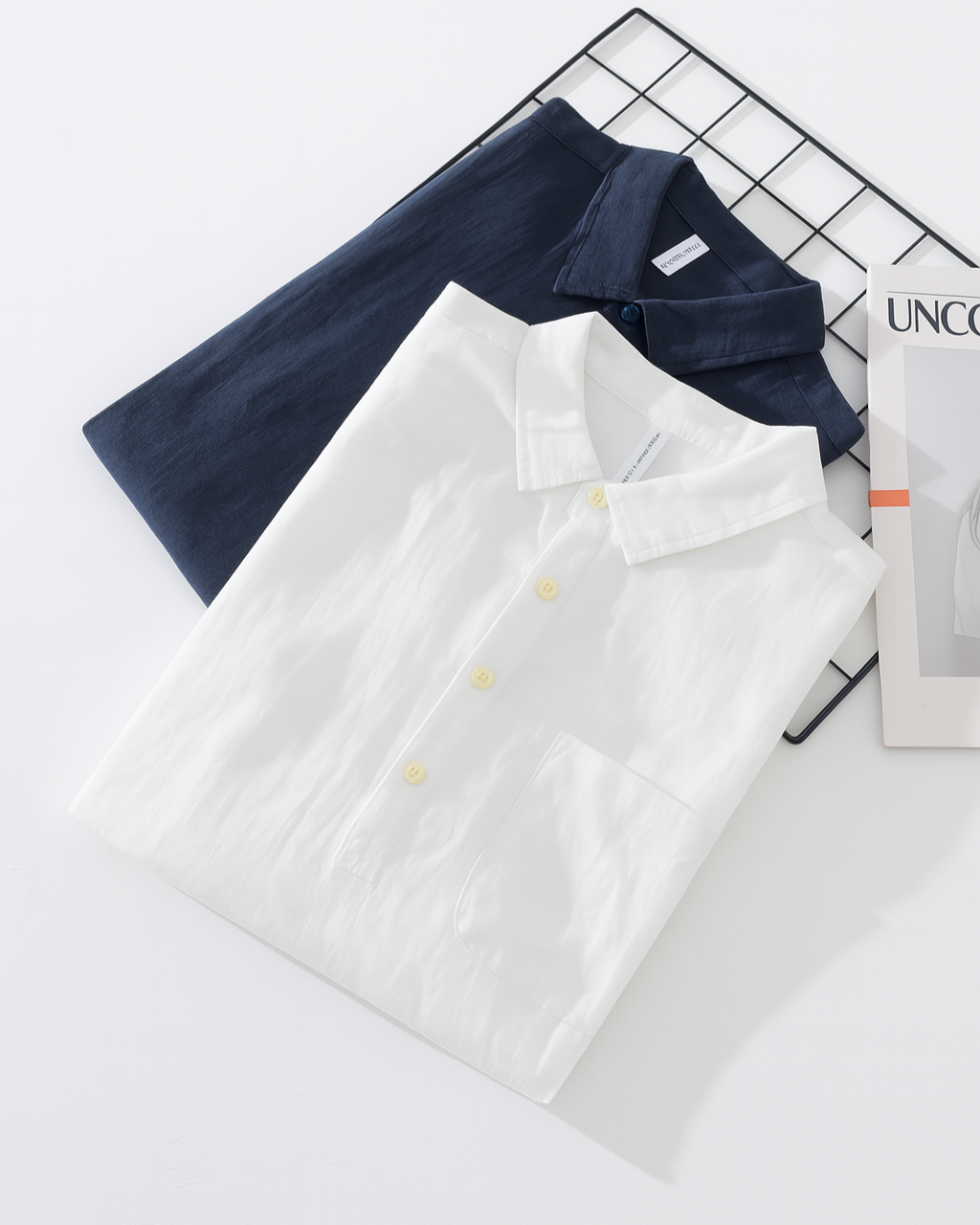 Cotton-Linen Popover Shirt with Breathable Fabric | Relaxed Fit for All-Day Comfort 3