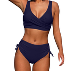 Dawn Collection | Plus Size High-Waisted Bikini Set with Adjustable Fit | Comfortable Swimwear for Effortless Confidence 10