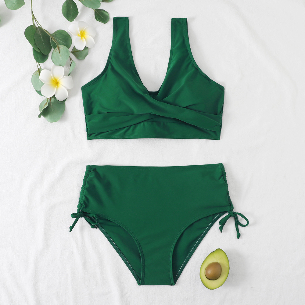 Dawn Collection | Plus Size High-Waisted Bikini Set with Adjustable Fit | Comfortable Swimwear for Effortless Confidence 9
