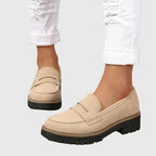 Destiny | Black Suede Loafers for Women with Non-Slip Sole | Elegant Footwear for All-Day Comfort 1