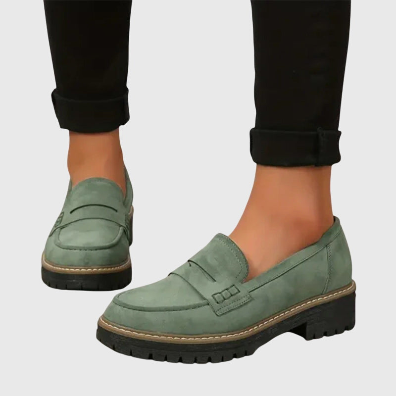 Destiny | Black Suede Loafers for Women with Non-Slip Sole | Elegant Footwear for All-Day Comfort 3