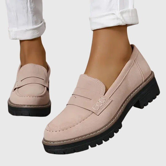Destiny | Black Suede Loafers for Women with Non-Slip Sole | Elegant Footwear for All-Day Comfort 4
