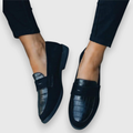 Diane Collection | Women's Black Loafers with Cushioned Footbed | Elegant Design for All-Day Comfort 0