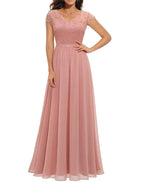 Diane™ | Women's White Lace Maxi Dress with Flattering Bodice | Elegant Fit for Formal Occasions 5