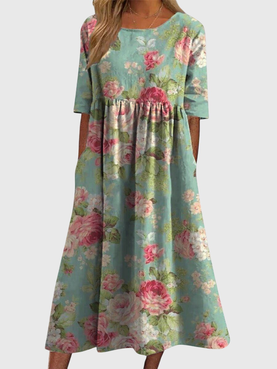 Djala Collection | Women's Dress with Embroidered Detail | Elegant Summer Dress for Effortless Style 1